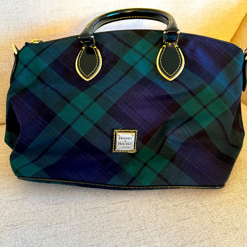 Plaid Dooney and Bourke Handbag